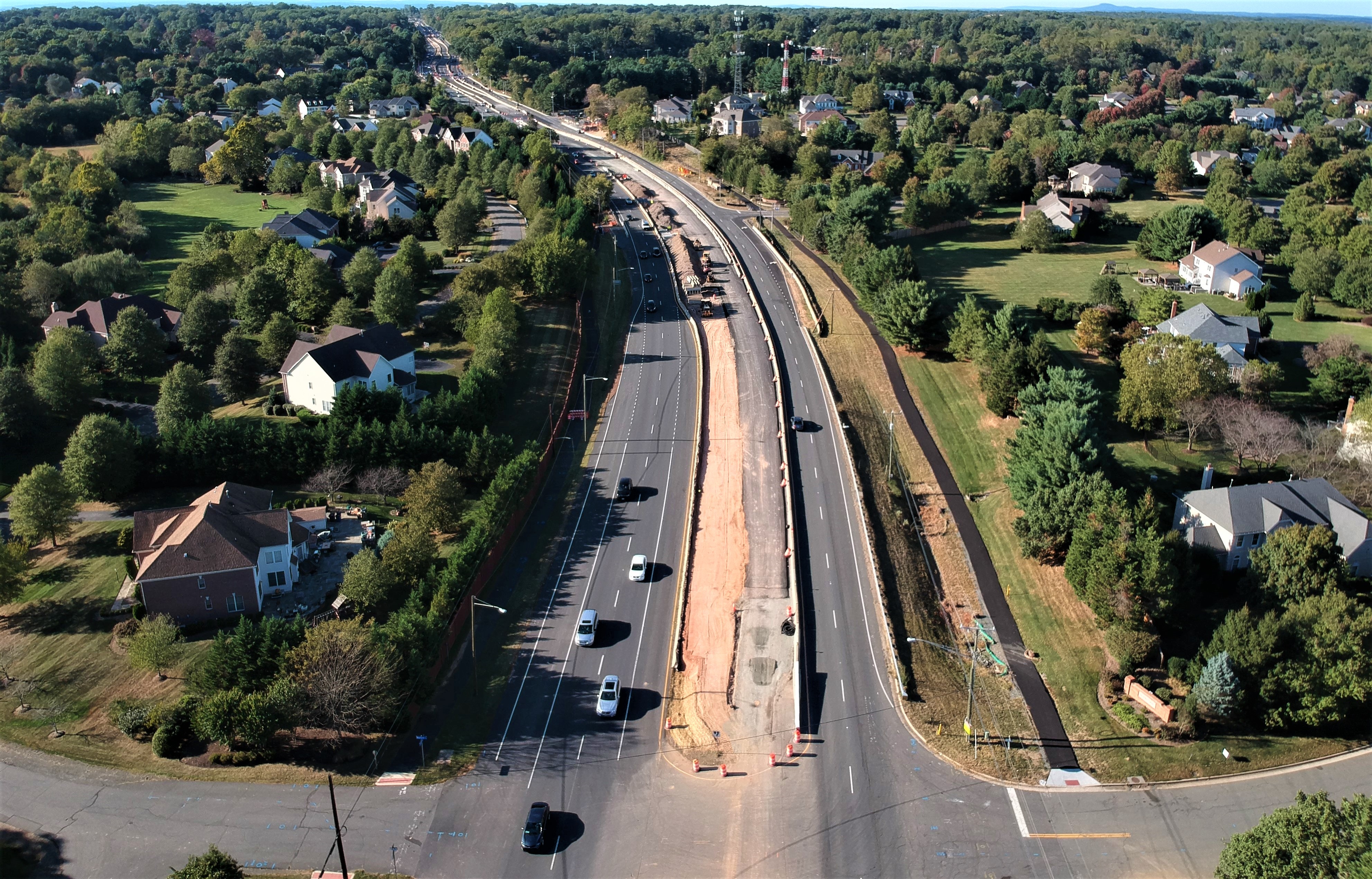 Aerial View Looking West